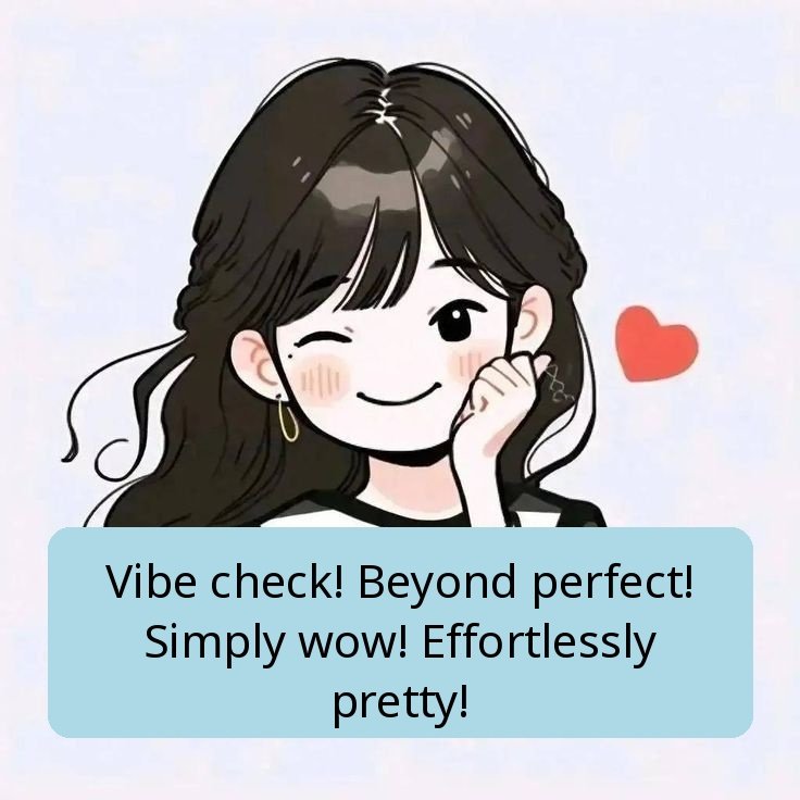 one word comment on girl pic for instagram 2